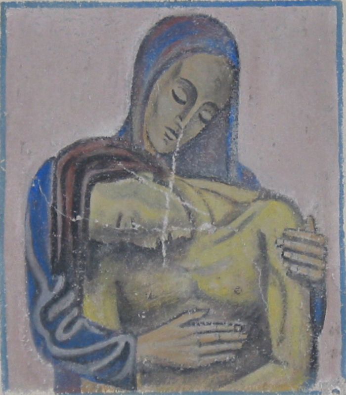 13. Station: Jesus wird vom Kreuz abgenommen und in den Schoß seiner Mutter gelegt